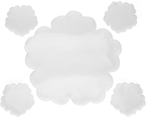 Moldes de posavasos de resina, 5 moldes de posavasos en forma de flor para fundición de resina, moldes de silicona para posavasos de resina, moldes