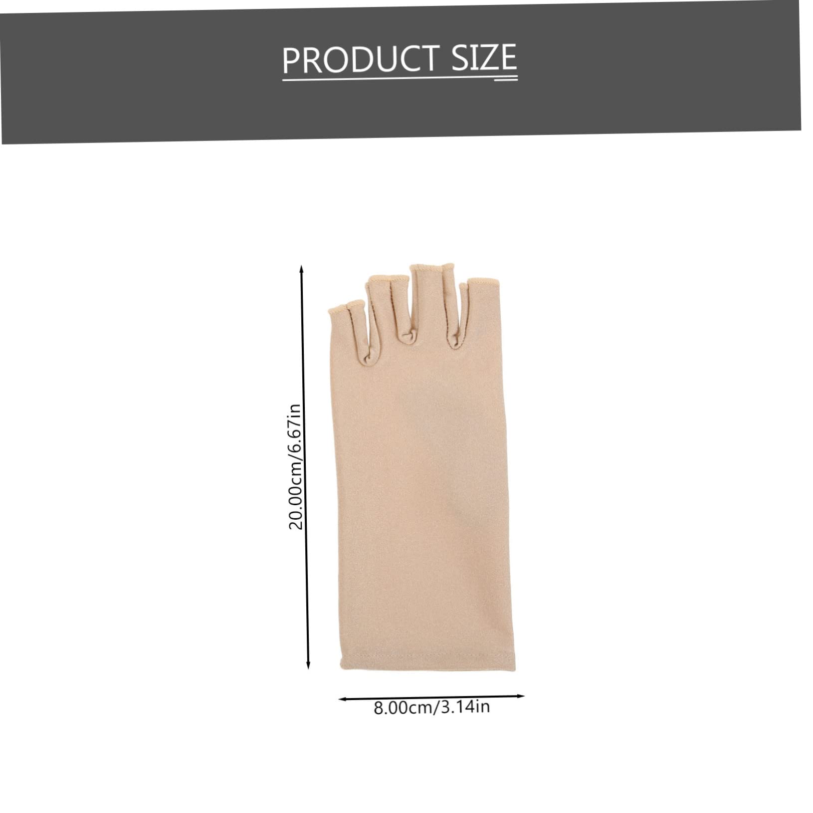 PartyKindom 1Pair Women Fingerless UV Protection Gloves Lightweight Sun Blocking Gloves for Outdoor Activities Cycling Driving and Fishing Breathable and Comfortable Design