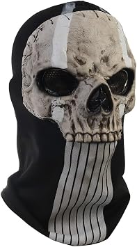 Halloween Carnival Horror Skull Mask Ghost Game Mask Headcover,CS Cosplay Full Face Skull Horror Mask