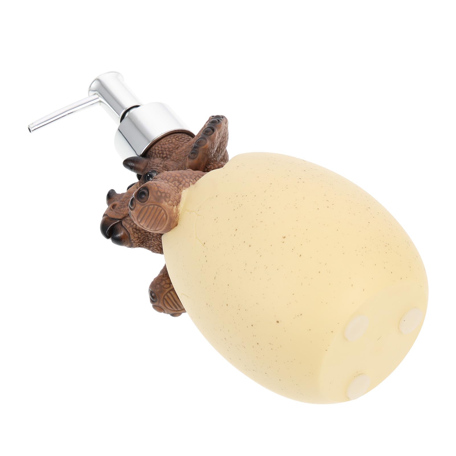 Operitacx Dispenser di Sapone a Forma di Dinosauro Design Creativo da 560ml in Vinile e Abs e Pompa a Pressione per Bagno