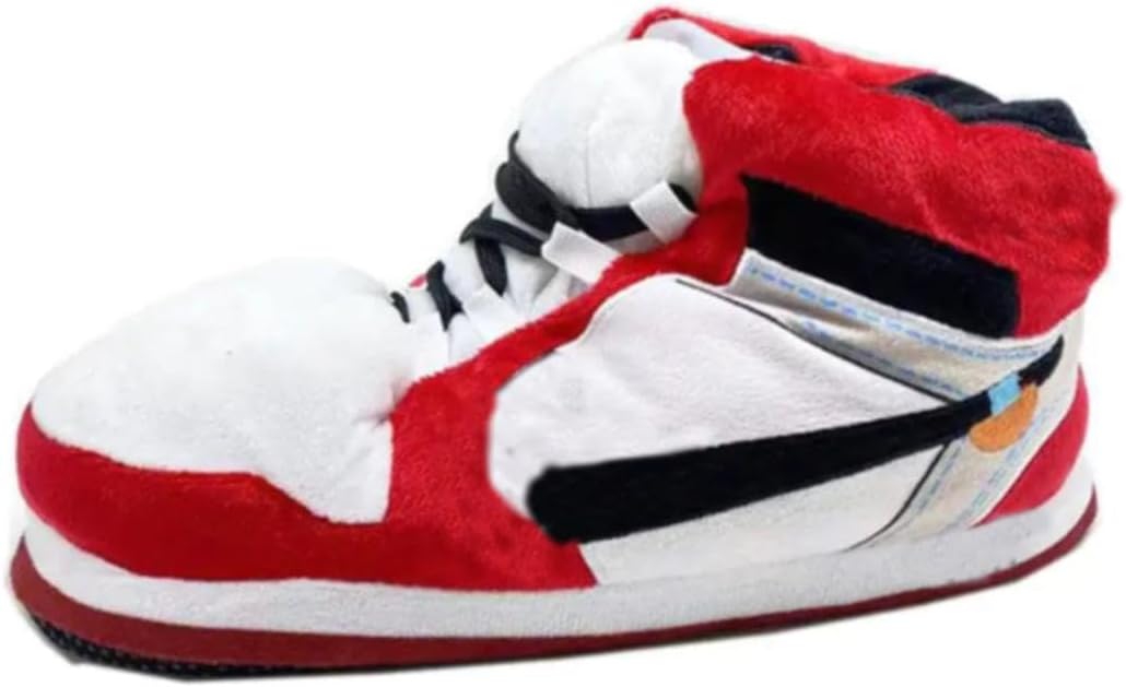 Warm Sneaker Slippers Anti Slip Soft Comfy House Shoes Plush Fuzzy Slide One Size Fits Most Bigfoot Gift Winter Fluffy Slides For Indoor Outdoor - Image 8