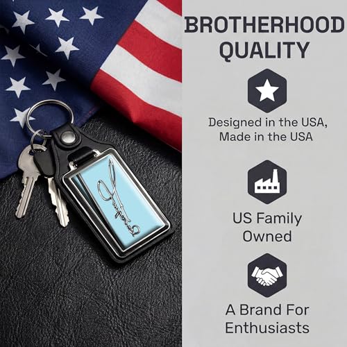 Image of Brotherhood Car Key Chain for Imperial - Classic Models Keychain for Men