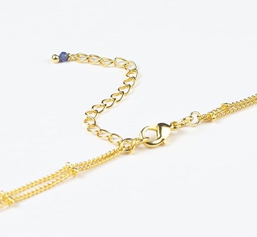 Miniatura 7 de Joob Joob Gargantilla chapada en oro de 24 quilates para mujer, collar bohemio apilable con dije delicado para capas Joyería, regalos de Navidad