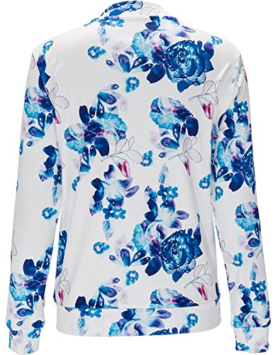 Minetom Donna Moda Fiore Colorato Stampato Morbido...