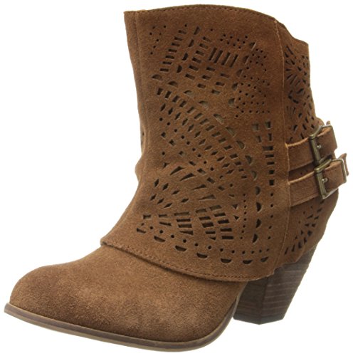 Naughty Monkey Women's Love Story Harness Boot,Tan,6 M US