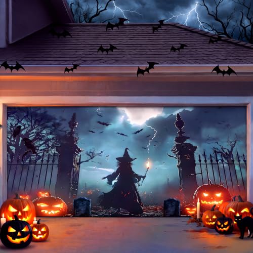 Halloween 7x16ft Garage Door Cover - image 1
