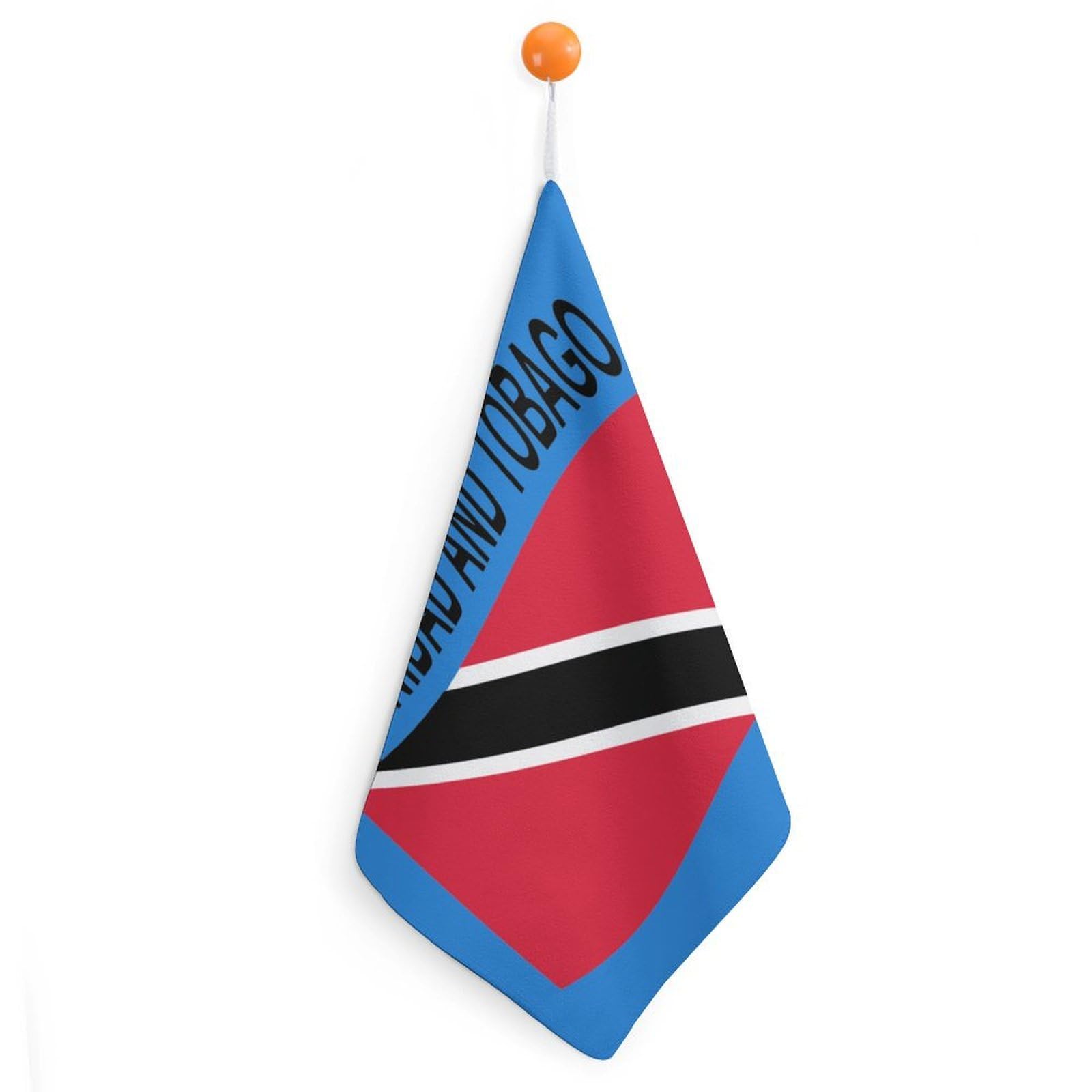 TXFBTRFSA Flag of Trinidad And Tobago Hand Towels with Hanging Loop Kitchen Towel Handkerchiefs Cleaning Cloths