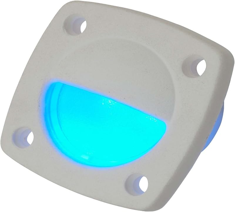 Luz utilitária LED Sea-Dog 401325-1 em Delrin branca com luz azul 12 V – 1 unidade