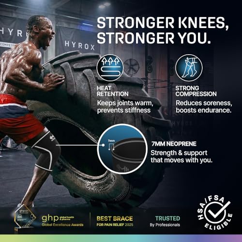 Image of Modvel 7mm Neoprene Knee Sleeves for Men & Women Weightlifting & Powerlifting - Compression Knee Sleeve Support for Squats, Gym, Training - USPA, IPL Approved - Small Black /white (Pair)