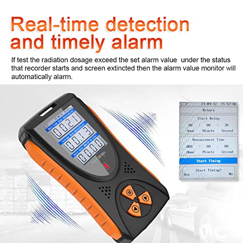 Geiger Counter Nuclear Radiation Detector With Lcd Display, Rechargeable Beta Gamma X-Ray Portable Handheld Radiation Monitor #TOP2