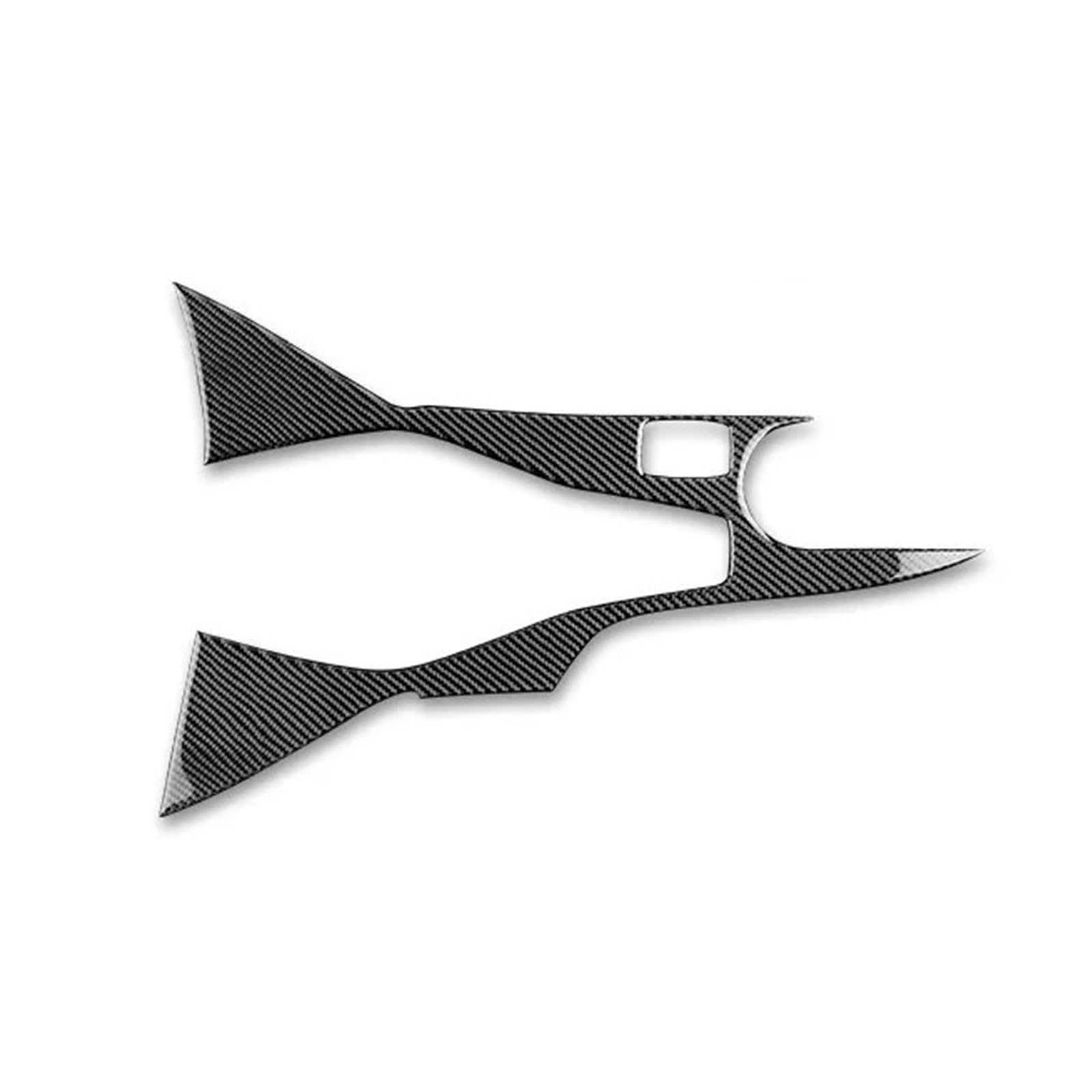VNHLOTVJL Real Soft Carbon Fiber Car Gear Shift Panel Sticker Compatible for Camaro 2016-2023 Accessories (Only for LHD Cars)(Black Carbon Fiber)