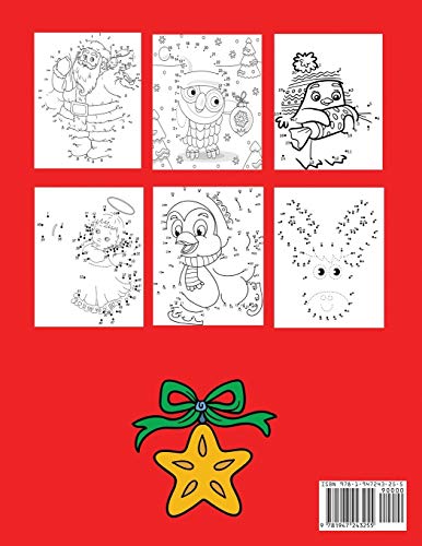 Christmas Connect the Dots Book for Kids: Challenging and Fun Holiday Dot to Dot Puzzles (Christmas Activity Books for Kids) - Image 2