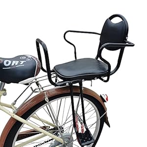 WORAMUK Kid’s Bike seat Rear Child Carrier Bike Chair for Bicycle Kids seat for Children, Toddlers, and Kids Rear Mount…