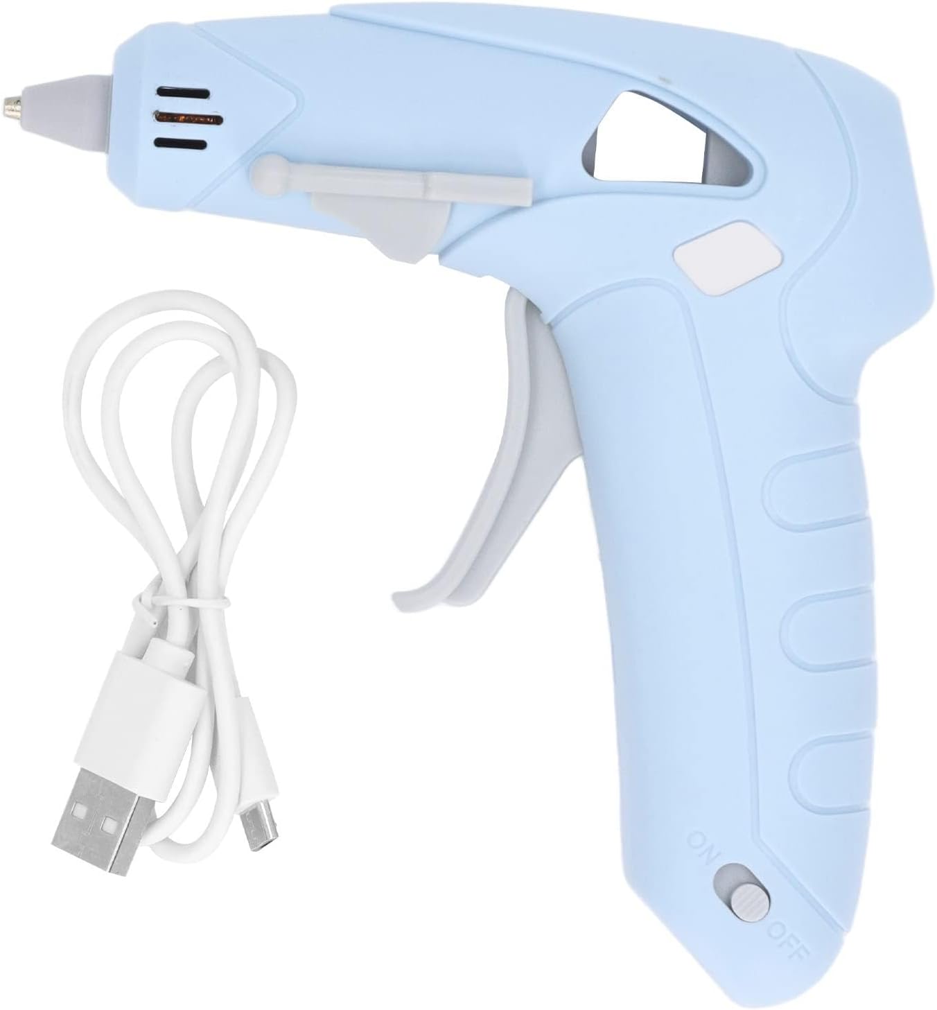 Cordless Hot Glue Gun, 10W USB Rechargeable Mini Hot Glue Gun Charger 2200mAh with Leakproof Technology for Multiple Projects