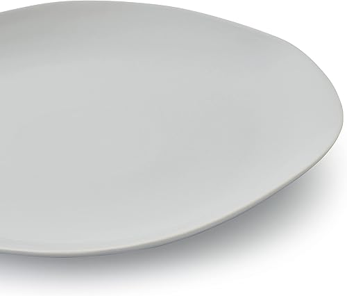 Miniatura 3 de Portmeirion Sophie Conran Arbor - Platos llanos con forma orgánica, juego de 4 unidades (gris paloma)