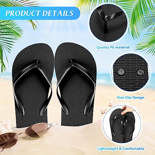 Unittype 72 Pairs Flip Flops Bulk for Wedding Assorted Size Sandals Pack Casual Slippers Flip Flops for Adults Women Men Wedding Bridal Shower Favors Hotel Travel Spa Pool Party Supplies2