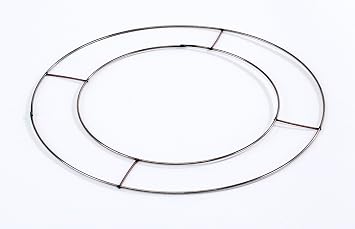 5 x Flat Wire Rings 12" 31cm Diameter
