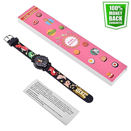 ATIMO 3D Cartoon Waterproof Watch for Boys Girls Age 3-8, Gifts for Kids3