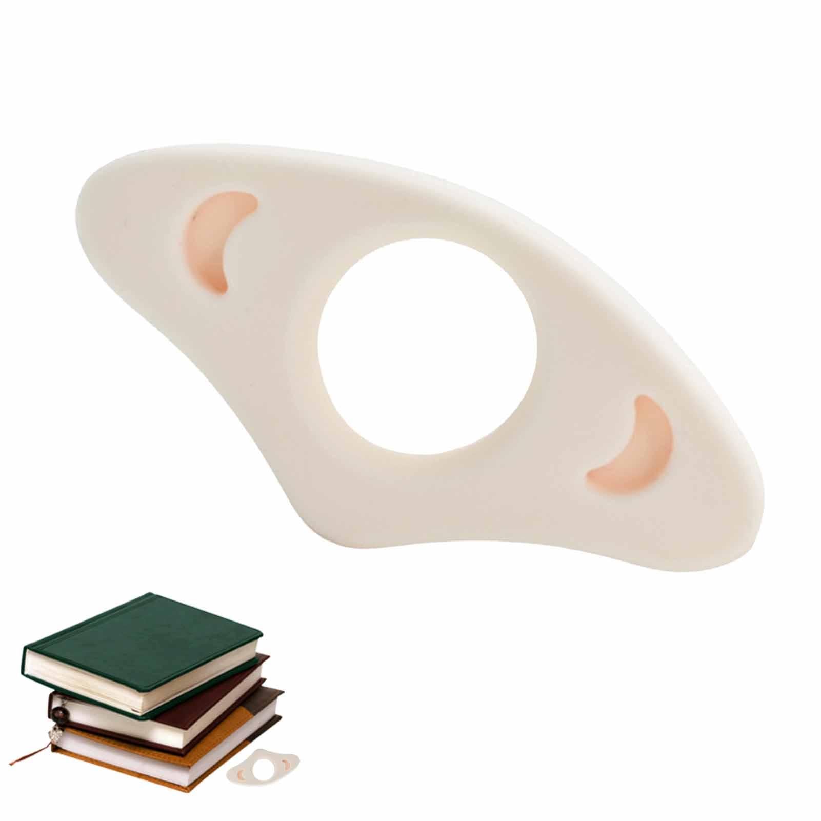 titulares de páginas para lectura, soporte para abridor de libros pulgar - Soporte de página de dedo de libro de silicona | Anillo de accesorios de lectura, soporte de página, abridor de libros ergonó