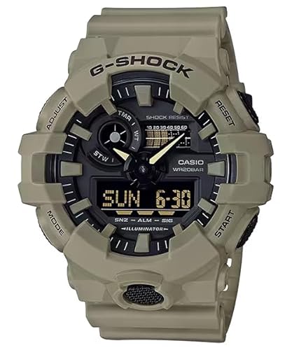 image for Casio Men's XL Series G-Shock Quartz 200M WR Shock Resistant Resin Col