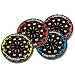 Produktbild Allbusky Colorful Untersetzer Cup Tisch-Sets Matte Runde Cup Mat Gutes Geschenk Für Getränke Kaffee (Dart Style)