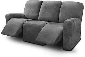 ULTICOR Couch Covers for Leather Couch Reclining Sofa Slipcovers