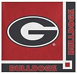 Georgia Bulldogs Beverage Napkins, 60 Count