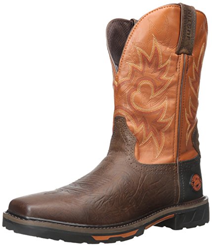 Justin Original Work Men's Rustic Barnwood Hybred-M Workboot