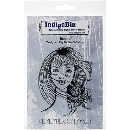 IndigoBlu Becca A6 Cling Rubber Stamp Sheet