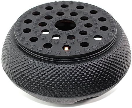 Calentador y salvamanteles japoneses de hierro fundido de 6 pulgadas