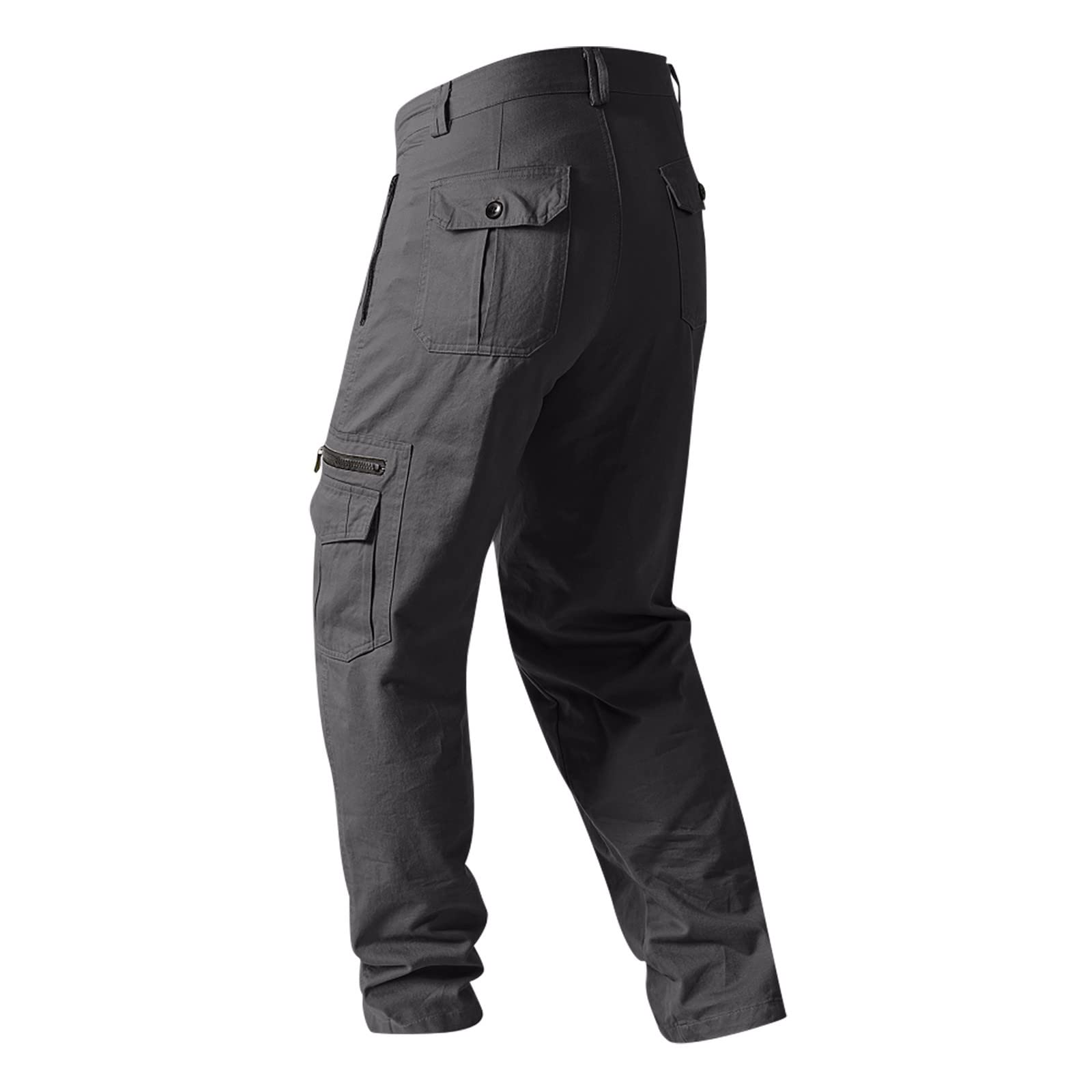 Generisch Herren Hose Cargo Outdoor Männer Stretch Arbeitshosen Einfarbig Combat Tactical Mit Taschen, S-5XL