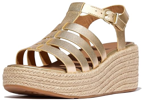 Image of FitFlop Platfforms Espadrille Fisherman Wedge Sandals