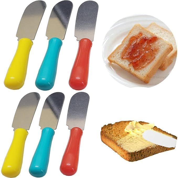 Buy Multipurpose Small Butter Knife Spreader Set of 6 | Lightweight ...