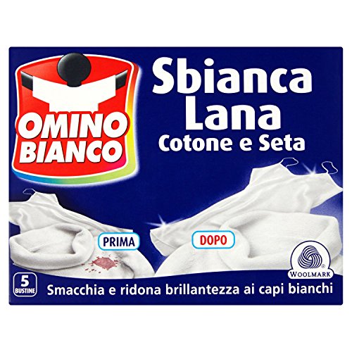 Omino Bianco - Sbianca Lana, Cotone e Seta, Polvere - 100 g - [confezione da 24]