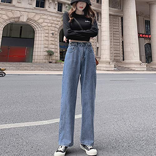 Women's Jeans Relaxed Fit Straight Leg High Waisted Trendy Vintage Boyfriend Juniors Teen Girls Baggy Denim Pants4
