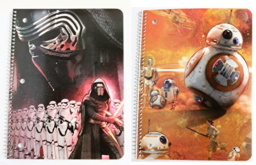 2015 New Star Wars EP7 50 Sheet Single Subject 2- PACK Theme book