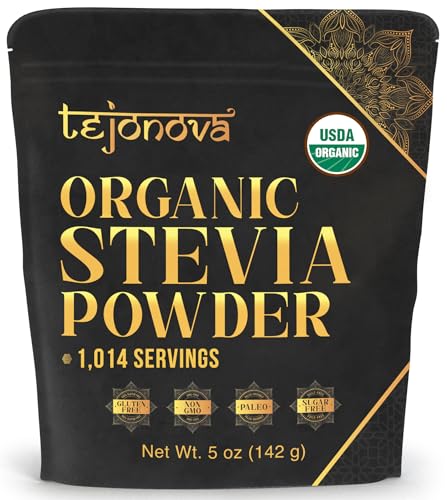 Organic Stevia Extract Powder,5oz, Pure Stevia Extract Sweetener Powder from
