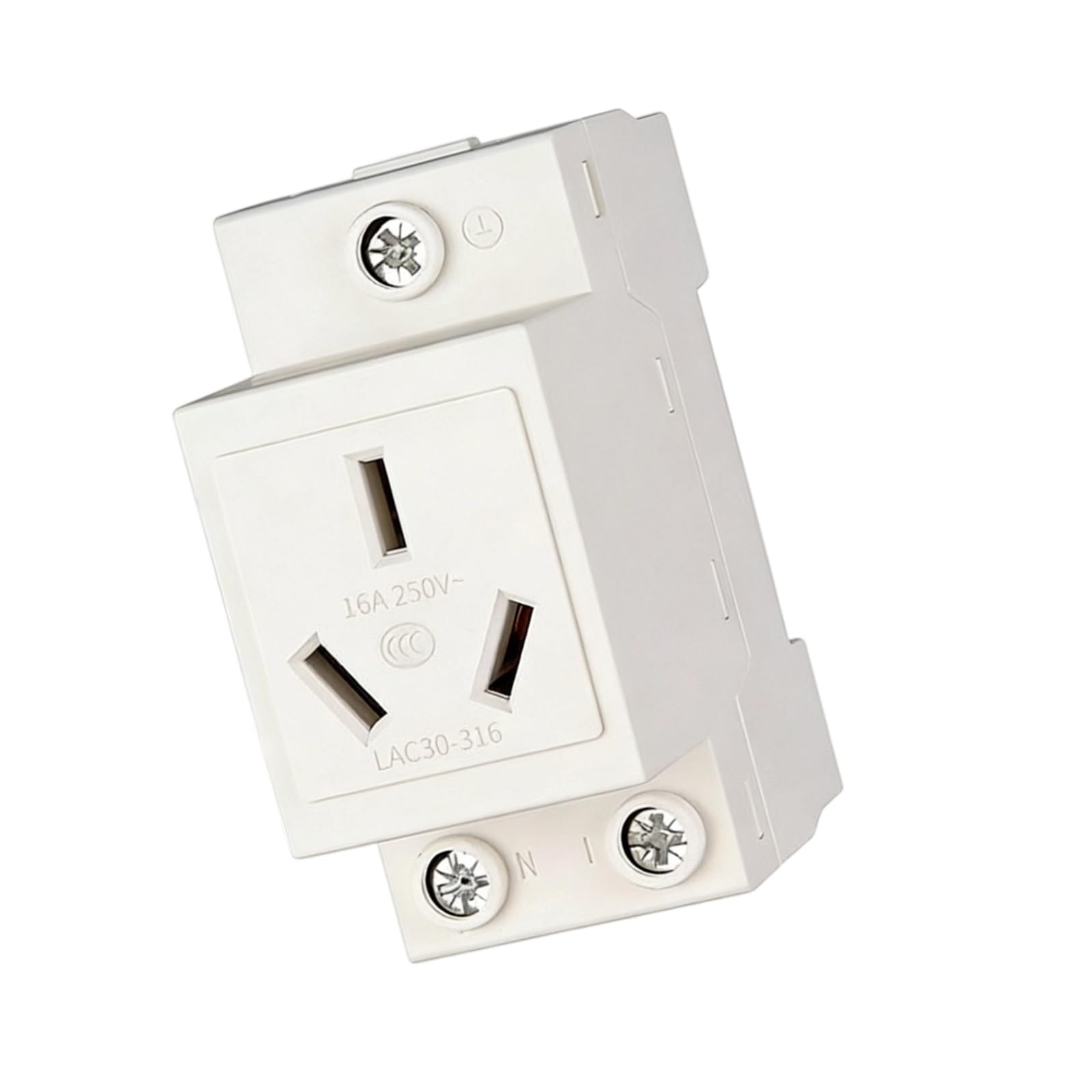 Industrial DIN Rails Socket Rails Mount Electrical Socket with Copper Conductors for Stable Power Supply for Home Industry Electrical Distribution Box Port