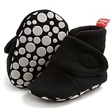 Babyschuhe Winterschuhe Baby Stiefel Krabbelschuhe Weiche Sohle Warme Booties Neugeborenen Lauflernschuhe Kuschelige Fleece-Stiefel mit rutschfestem Boden Stiefel für Kleinkinder