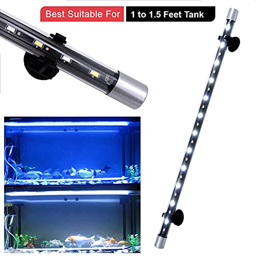 Image of VENUS AQUA Blue Pet (T4-20F) Glass Aquarium LED Light /Lamp for Fish Tank (Light Color: Blue + White) (17 CM)