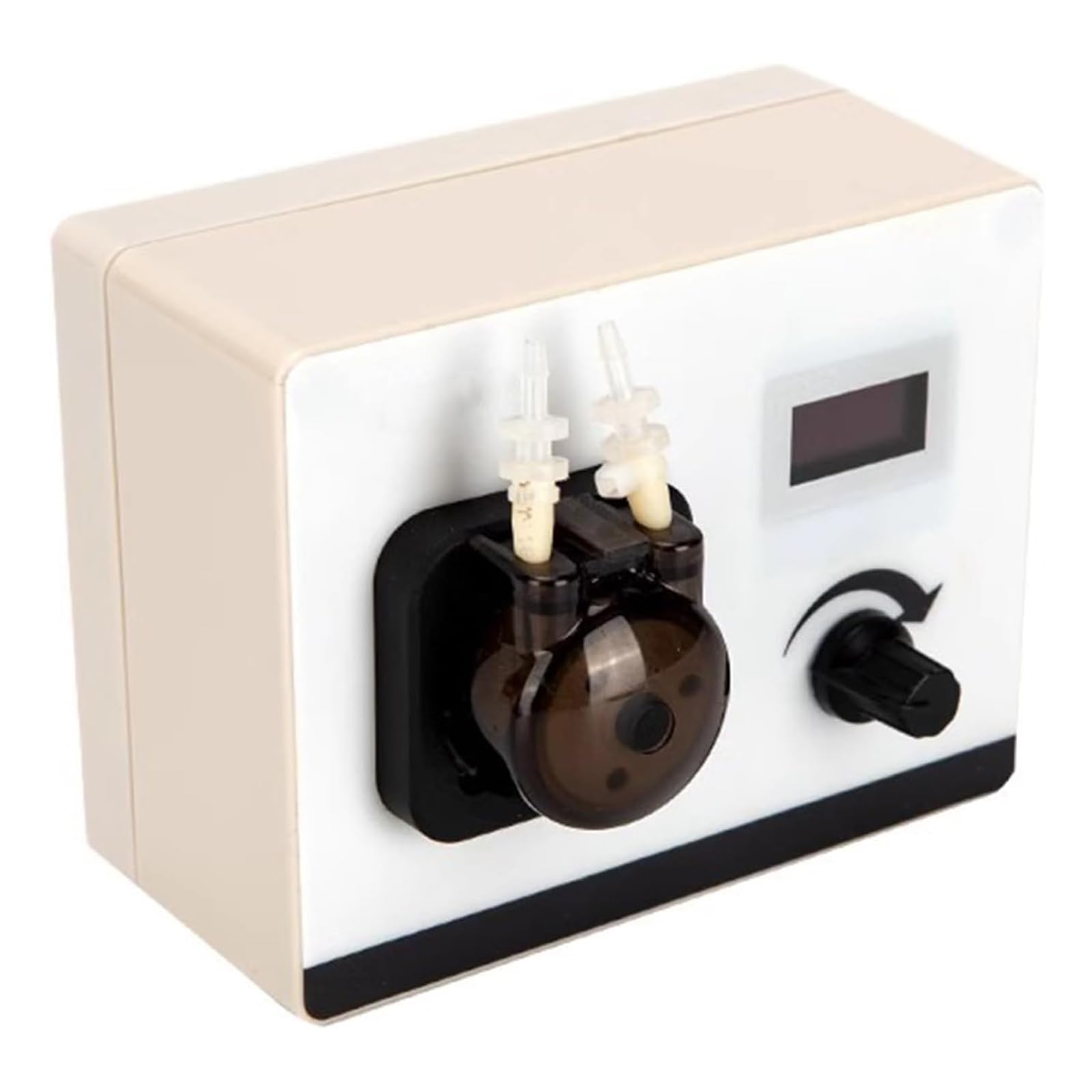 XNZJHPP Intelligent Peristaltic Pump, 0-40mL/min Lab Dosing Pump with Foot Switch, Automatic & Quantitative Modes, Includes 2x4MM BPT Tube, Ideals for Laboratory & Aquarium Use