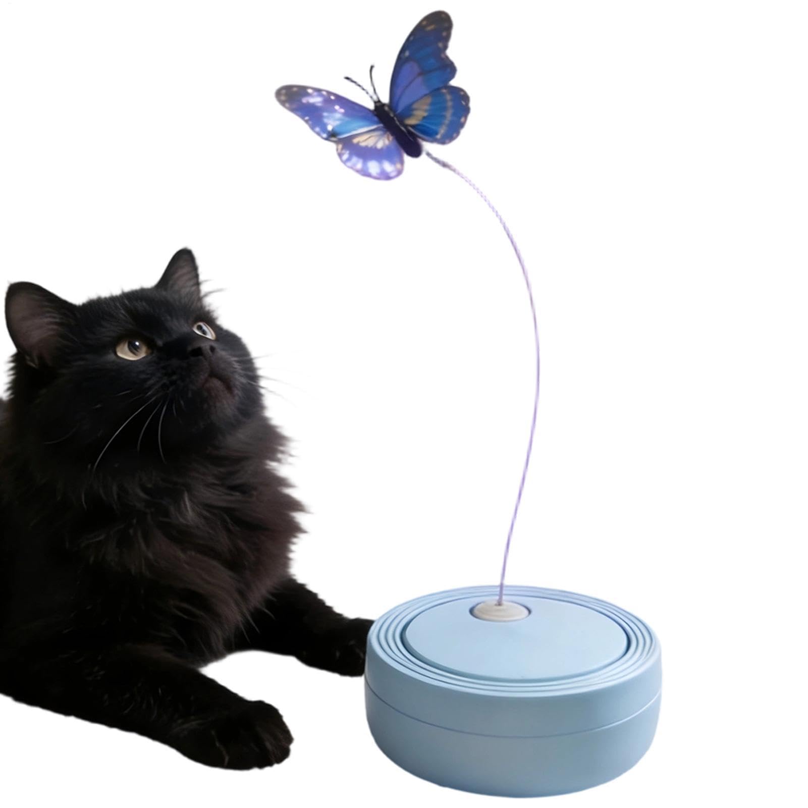 Bâton rotatif à capteur tactile et canne teaser chat pour jeu autonome