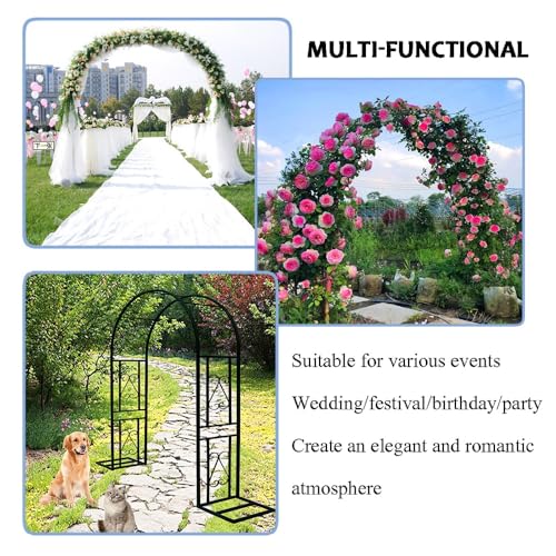 Pergola pour support de plantes grimpantes avec structure métallique - 7
