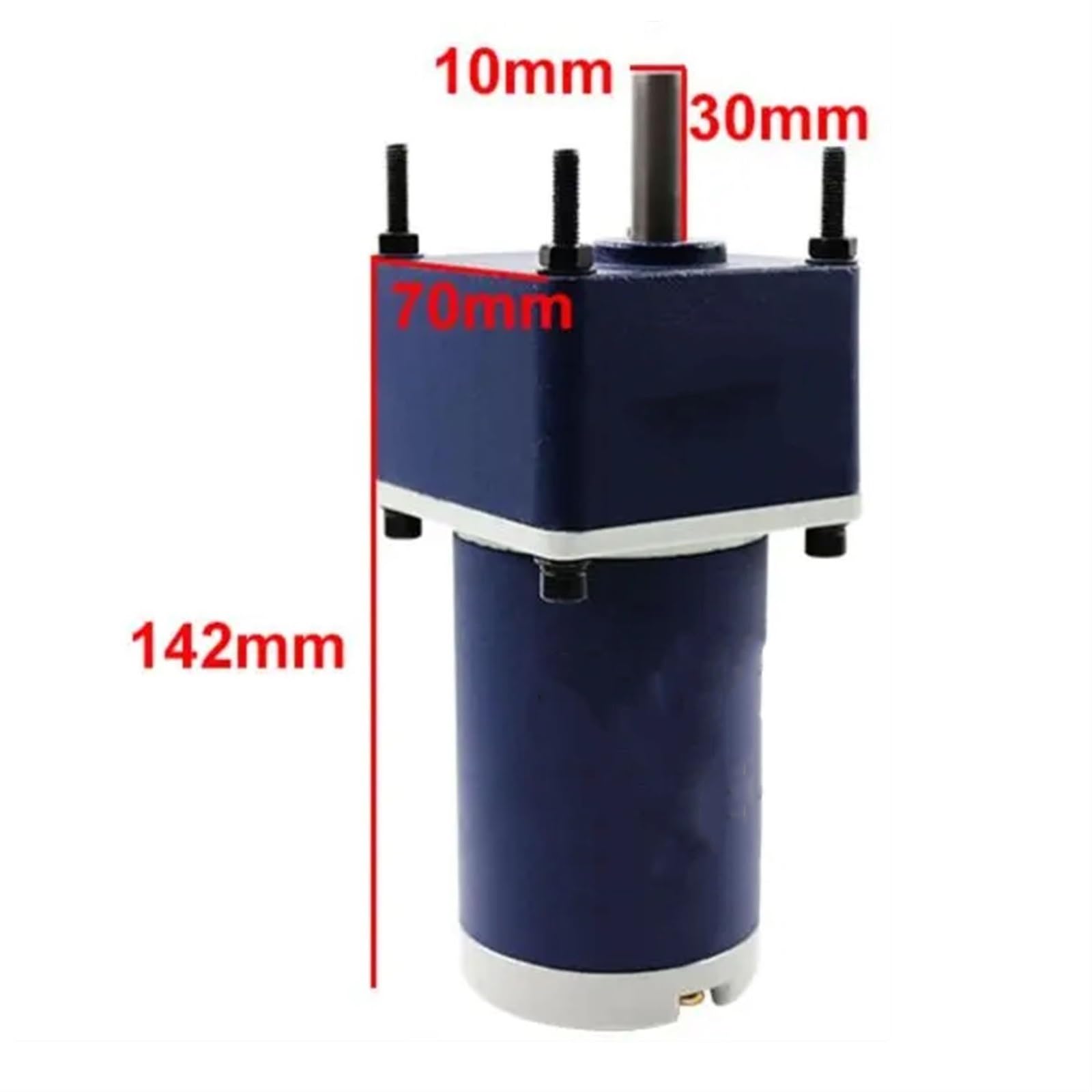 1 Uds. Motor de engranaje de Control de velocidad de 12V CC con soporte 30W 70x70mm marco 3D30GN-C Motor reductor de velocidad ajustable CW CCW Reducción de par(200rpm)