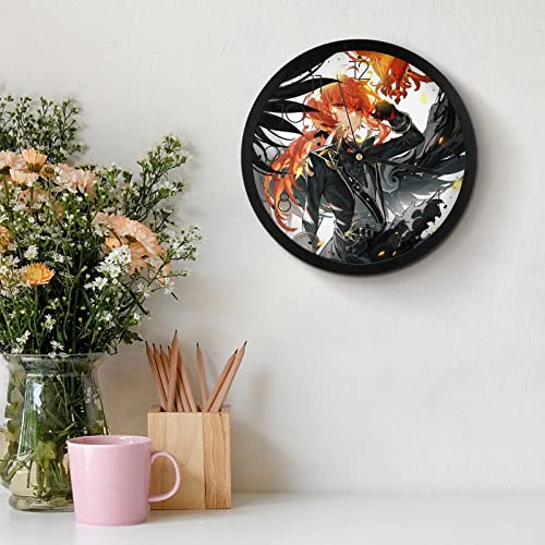 Pendule Murale Silencieuse Anime Boy Moderne 25.4cm pour Déco - 4