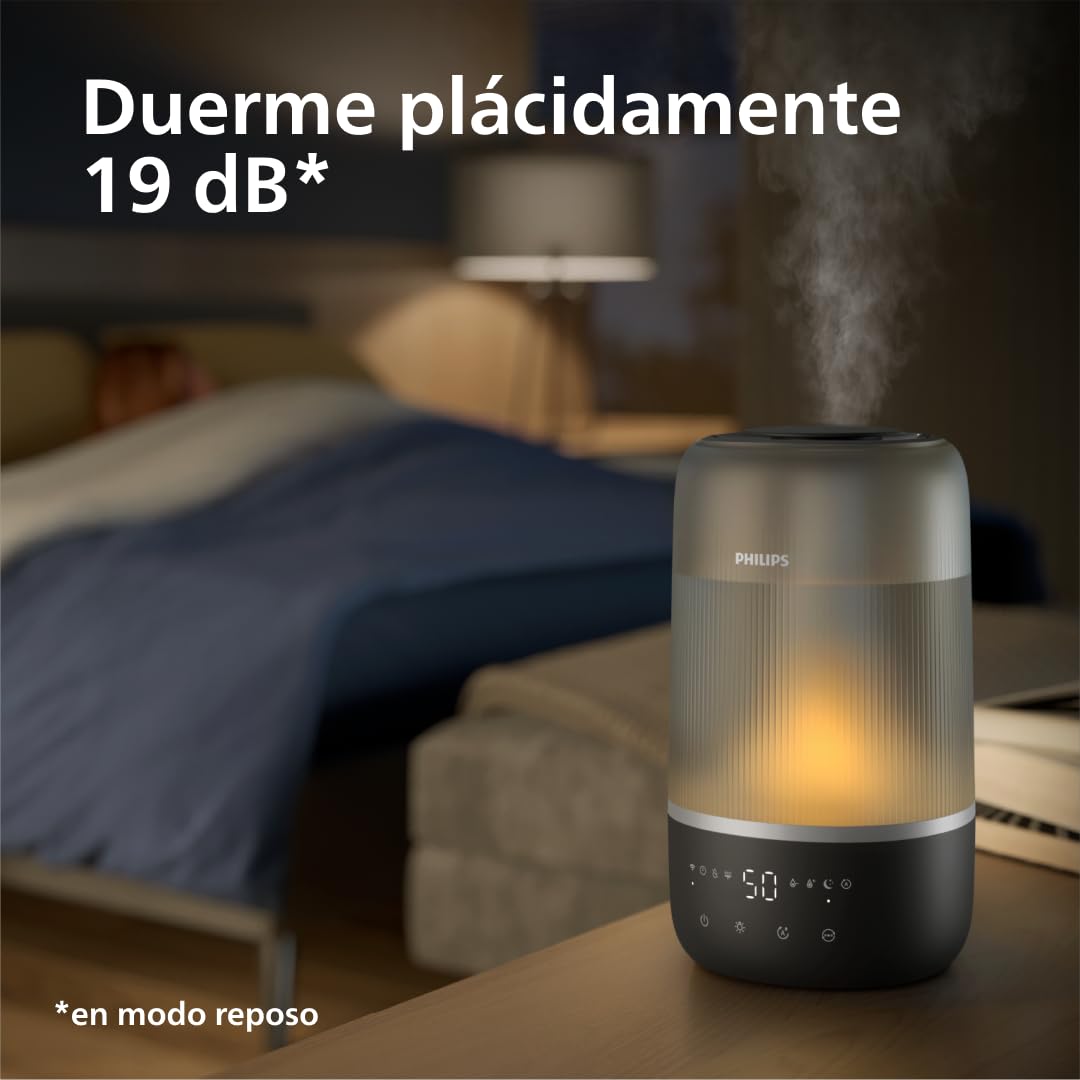 Philips Humidificador inteligente depósito 3 L llenado superior 32 h autonomía 41 m² HU1510/03