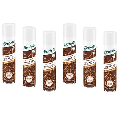 Batiste Shampoo Dry Medium Brunette 6.73 Ounce 199ml 6 Pack