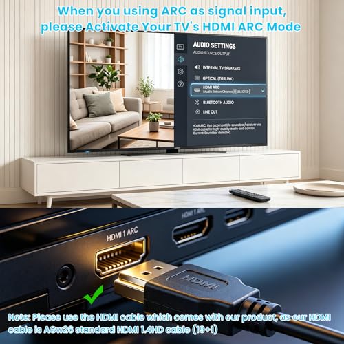 Extractor de audio HDMI ARC concentrica y fibra optica para conectar auriculares de cable 4