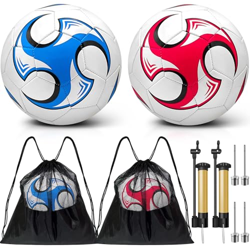yasuwekik 2 Pack Operation Christmas Deflated Soccer Ball