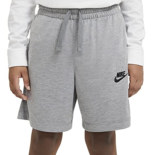 Nike Jungen Sportswear Shorts, Carbon Heather/Black/Black, 14 Jahre EU